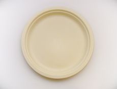 BA06 Bagasse 6-inch Round Paper Plates